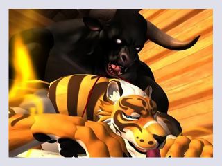 Tiger and bull 2 - gay, animation, game