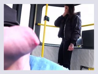 Woman watches me jerking off on a tram  Stacy Sommers - stacy sommers, porn, sex