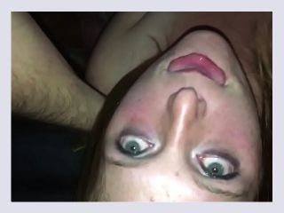 MMM You gona gimme some cum Redheaded BBW Rides the absolute FUCK out of my dick then DRINKS a THICK LOAD - cumshot, cum, facial