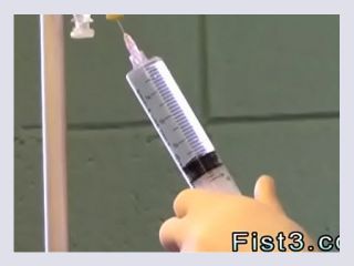 Gay male anal fisting stories First Time Saline Injection for Caleb - gay, gay fisting, gay sex