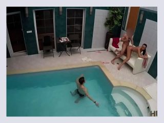 HUNT4K Brunette picked up and nicely fucked in private poolside - teen, wife, czech