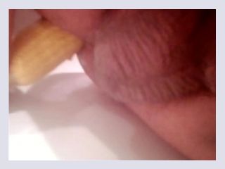 09072018 Corn seanson  Corn in my ass - anal, toys, anal toys