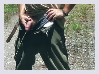 Me pissing video 427 - cock, pissing, outdoors