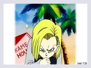 Dragon Ball Z Android 18 sucking a penis Android 18 chupando um pau Android 18 chupando un pene - sucking, hentai, boquete