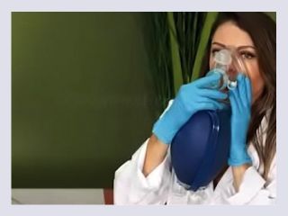 Medical Mask Demo by Doctor Madison - gynecologist, female doctor, hot nurse