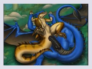 Dragon X Crocodile - gay, dragon, furry