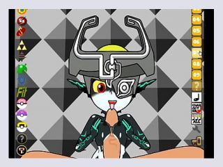 PpppU game Midna - anal, sex, blowjob