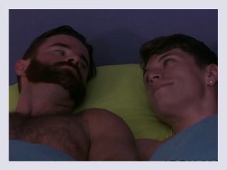 Hairy Daddy Fucks College Boy In Dorm Room Instead Of Hiding - brendan patrick, anal, sucking