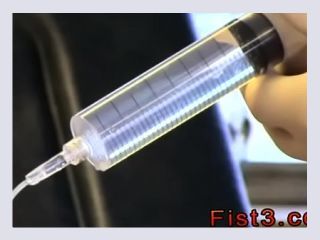 Fat obese gay men fist fucking First Time Saline Injection for Caleb - gay, gay fist, gay fisting