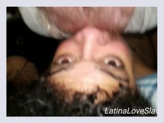 Ass licking slave extreme close up - latina, amateur, slave