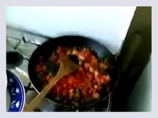 Desi bhabhi sucking while cooking - food, bathroom, indian