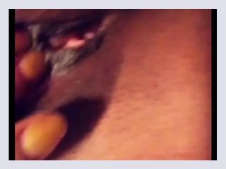Horny pussy video 387 - fingering, homemade, ebony