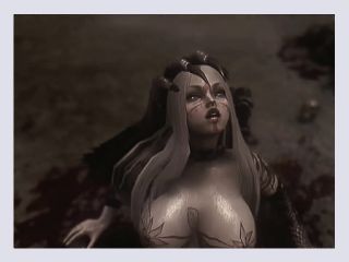 Mescaline in Skyrim PMV002 Ze Nigmar - blonde, big tits, werewolf