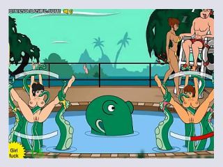 Swimming Pool Monster by Meet'N'Fuck - sex, blowjob, monster