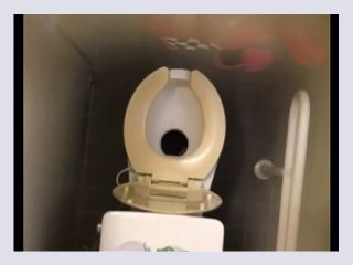 Japanese toilet - japanese, peeking, senpai