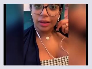 Latina in the train showing her boobs and playing with her self - latina, milf, bigtits