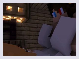 Minecraft chick gets fucked in bed - sex, fuck, minecraft