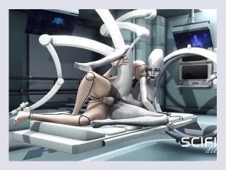 Scifi dreamscom ALIEN SCI FI FEMALE ANDROID FUCKS AN ALIEN IN THE SURGERY ROOM IN THE SPACE STATION - anal, pussy, sucking