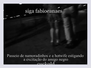 Sarro na rua esposa branquinha com amigo negro de pau duro e o corninho filmando tudo BBC WIFE - latina, interracial, doggystyle