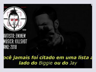 Eminem estuprando o merda do MGK na diss 'KILLSHOT - eminem, cdg, mgk