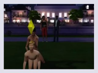 Sims 4  Gay Fuck in the Garden - fuck, games, gay