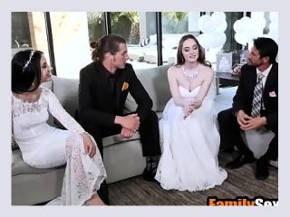 Lesbian brides foursome fucked by their fathers - alice march, sex, lesbian