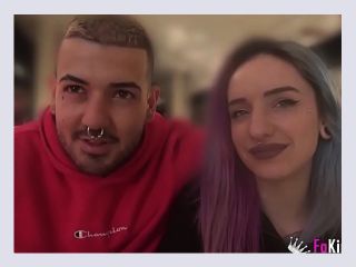 Horny couple fucks all over a mall before having an ASTOUNDING SEX SESSION that we film - european, outdoor, blowjob