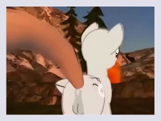 White unicorn MLP - video, animation, beast