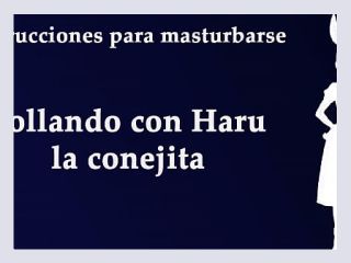 JOI hentai con Haru de Beastars Con voz espanola Estilo Furry - masturbate, spanish, hentai