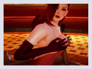 Private moment with Jessica Rabbit HD 60 fps - licking, boobs, sexy