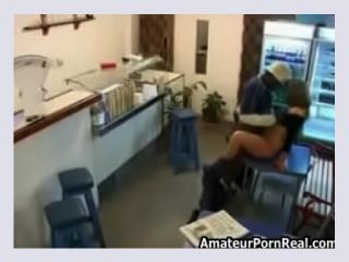 Real Sex Video Cafe HB Cam Black Employee Fucks Blonde - realamateur, voyeur, amateurporn