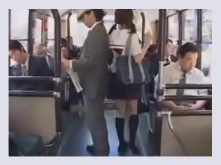 Cute asian grope in bus - asian, cute, bus