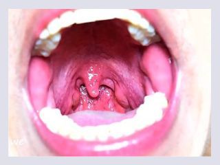 Uvula fetish - mouth, gay, tonsils
