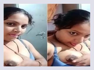 Indian desi milf blue bra nude boobs licking - milf, bra, white