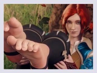The Witcher Triss Compilation - blowjob, animation, compilation