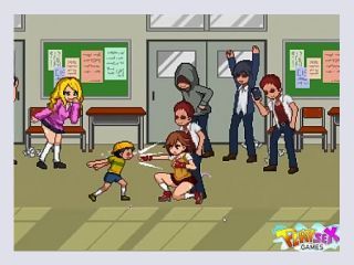 SCHOOL DOT FIGHT download in httpplaysexgames - teen, pussy, hentai