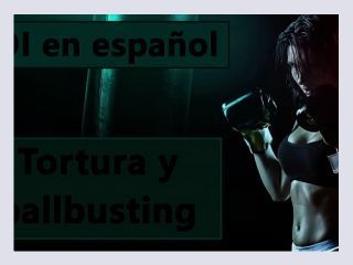 Destruyendo tus partes Audio JOI con ballbusting y tortura - spanish, femdom, joi