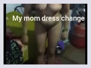 Mom dress change - dress removing
