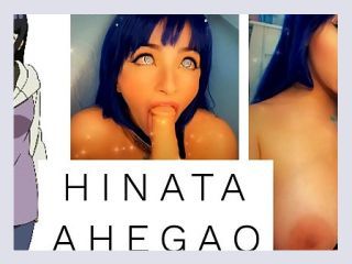 Hinata Ahegao Blowjob Hot Cosplay Girl Big boobs Novinha Cosplay NARUTO - teen, sucking, blowjob