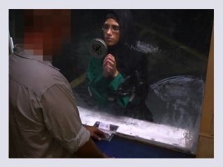 ARABS EXPOSED Beautiful Muslim Refugee Needed A Helping Hand Got Cock Instead - slut, threesome, hotel