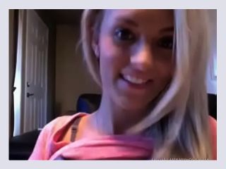 Blonde Webcam Darling video 577 - dildo, lesbian, teen