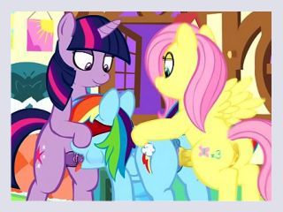 MLP Clop Three Curious Ponies by Mittsies and RP Easter Eggs HD - cum, sex, pussy