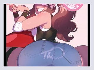 Hilda Twerks On You art by ThiccWithaQ Extended Loop Version video 053 - booty, big ass, anime