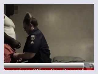 Black Cocks Matter Police Officer Fucks Inmate - interracial, blowjob, handjob