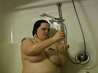 Kaylee's Shower Dildo Fun