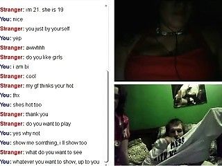 Couple doing it on omegle 1of3