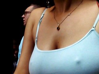 Hard nips snd nice tits