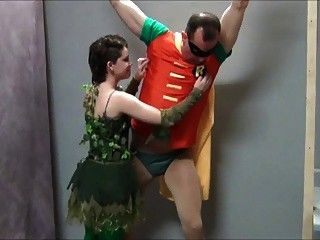 Ivy Tickles and Jerks Off Robin 