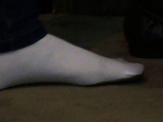 Dirty white nylon socks II