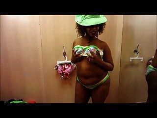 Crazy Busty Ebony Lady in a Bikini